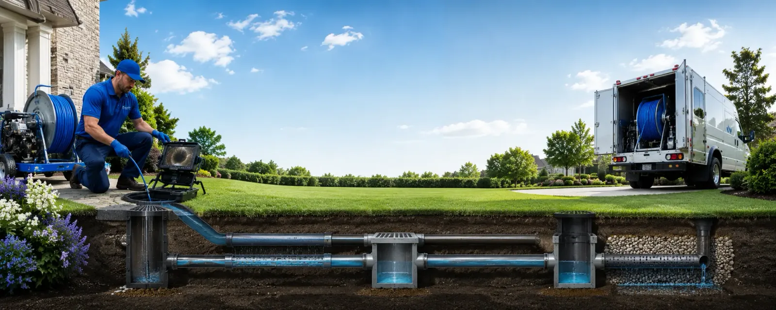 Outdoor drain cleaning information for Mountain Top, PA